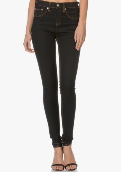 rag & bone Denim - Rag & Bone Blue Jeans 10 inch Skinny Soft Harrow